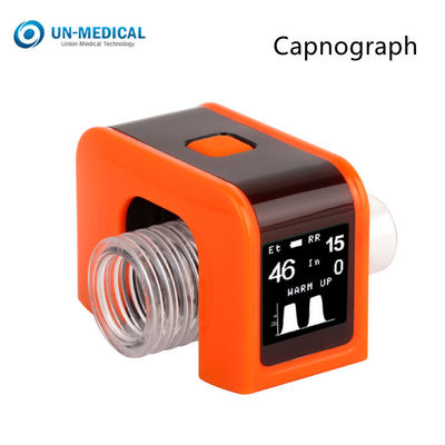 Φορητό ιατρικό EtCO2 οργάνων ελέγχου Capnography EtCO2 αισθητήρων όργανο ελέγχου του CO2 τελών παλιρροιακό