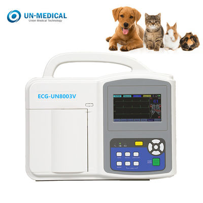 Πολυδιαυλικό καλύτερο κτηνιατρικό ECG όργανο ελέγχου 12 μολύβδων με την ερμηνεία UN8003V