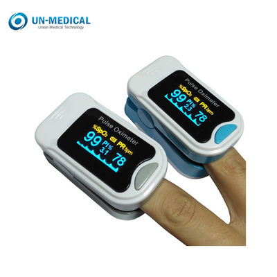 Σπίτι/μη καταπατητικός σφυγμός Oximeter συνδετήρων δάχτυλων νοσοκομείων με το χρώμα OLED